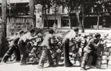 Agustí Centelles, Behind the barricade' / 'Female Milicianes' (2 prints), Spain 1936, 1936, Two vintage silver prints on single-weight glossy paper