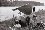 At the Seine near Juvisy-sur-Orge, France 1955 by Henri Cartier-Bresson, 1955, Gelatin silver print, printed in the 1980s on double-weight, semi-matte paper, sold Nov 2025