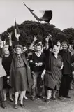 Rally in support of President Charles de Gaulle, Paris 1968 by Henri Cartier-Bresson, 1968, Vintage silver print on double-weight semi-matte paper, sold Nov 2025