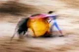 Ernst Haas, La Suerte de Capa', Pamplona, Spain 1956, 1956, Chromogenic print, printed 2022 from the original colour transparency on matte paper
