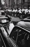 René Burri, Police escort awaiting Willy Brandt at the town hall, Berlin 1959