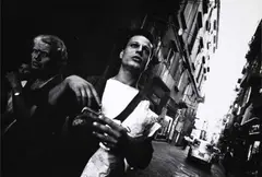 Bruno Barbey, Street Scene, Naples 1964, 1964, Vintage silver print on single-weight glossy Agfa paper