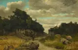 Gustave Courbet, Landschaft im französischen Jura