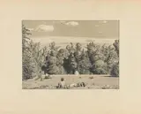 Georg Lührig, "Im Paradies", Lithographie auf Papier