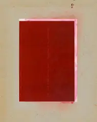 Klaus Staeck gebohnert by Joseph Beuys, 1974, Druckbogen einer Postkarte auf Graupappe aufgezogen, sold Dec 2016