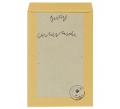 Sekretärstasche by Joseph Beuys, 1981, Versandtasche, gestempelt (Hauptstrom), sold Nov 2019