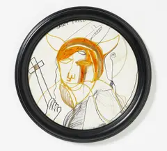 "Saint Pablo" by Jonathan Meese, Acryl auf Leinwand, sold Jun 2016