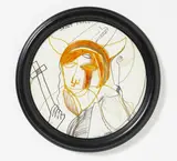 Jonathan Meese, "Saint Pablo", Acryl auf Leinwand