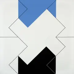 Heijo Hangen, Bildprogramm 7534-3, Öl auf Nessel