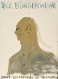 'WARMEESE' SOLDAT 'NONNINEI de HOT' by Jonathan Meese, Öl auf Leinwand, sold Jun 2016