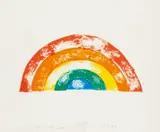 Rainbow by Jim Dine, Farblithografie auf Velin, sold Jun 2016