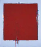 Bernd Berner, "Flächenraumstörung perles", Öl auf Leinwand