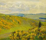 Eifellandschaft bei Reifferscheid by Fritz von Wille, Öl auf Leinwand, sold May 2016