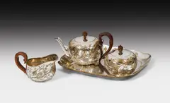 Tea set by Josef Hoffmann, sold Nov 2015