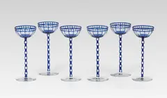 Otto Prutscher, Set of 6 wine glasses