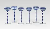 Otto Prutscher, Set of 6 wine glasses