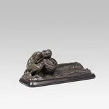 Gustav Gurschner, A rest, bronze