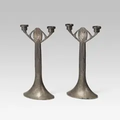 Chandeliers (a pair) by Joseph Maria Olbrich, offered Jun 2015