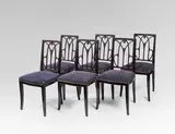 attributet to Otto Prutscher, 6 chairs