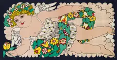 Bertold Löffler, Poster "Putto, colour lithography on paper