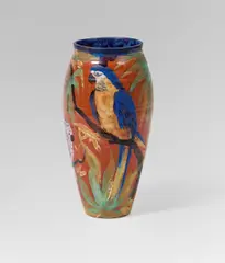 Mathilde Flögl, Vase with parrots