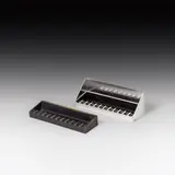 Franz Hagenauer, 2 ashtrays, metall, partly patinated