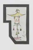 Dagobert Peche, Decorative object, mixed media on paper