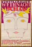 Bertold Löffler, poster: Künstlerhaus Weihnachtsschau. Architektur. Malerei. Plastik.
