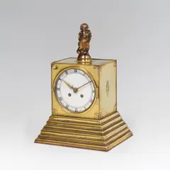 Otto Prutscher, tableclock with putto