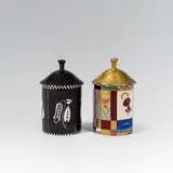 Dagobert Peche, two powder tins with lids