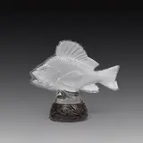 René Lalique, table-lamp "Gros Poisson, Algues