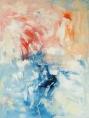 Artex Painting (Untitled) by Dan Rees, 2012, oil on canvas, in artist's frame, offered May 2016
