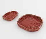 Sterling Ruby, Two works: (i) Ashtray 261 (ii) Ashtray 266, 2013, glazed ceramic