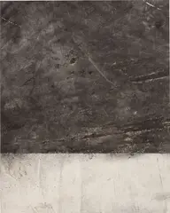 Untitled by Sam Moyer, 2013, ink on canvas mounted on wood panel, sold May 2016