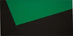 Carmen Herrera, Black and Green, 1975, acrylic on canvas