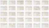 Johanna Calle, Contables, 2004, pencil and ink on paper, in 30 parts