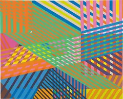 Gerd Leufert, Untitled, circa 1964-1965, oil on canvas