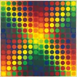 Julio Le Parc, Serie 31D No. 33, 1973, acrylic on canvas