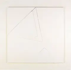 Nedo, Untitled, 1970, collage on painted wood