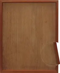 Renata Lucas, Quadro quadro, 2006, frame and glass