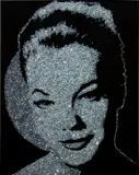 Vik Muniz, Romy Schneider (from Pictures of Diamond Dust), 2004, chromogenic print