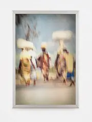 Alfredo Jaar, Walking II, 2003, lightbox with color transparency