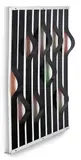 Asdrúbal Colmenarez, Psychomagnetique No. 150, 1977, magnetized and painted flexible steel plates on wood