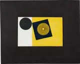Antonio Asis, Untitled, 1959, acrylic and collage on wood panel