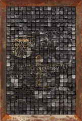 Is there any sign of life by Miguel Ángel Ríos, 1990, clay, mica and steel, sold May 2016