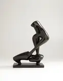 Agustín Cárdenas, Seated Form, 1987-1988, bronze