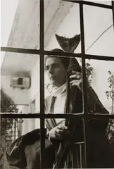 Kati Horna, Leonora Carrington with Doll, 1960, gelatin silver print