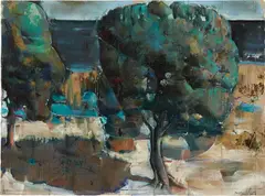 The Tree by Armando Morales, 1985, oil on canvas, sold May 2016