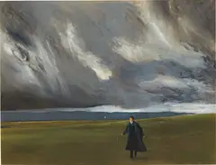 Juan Cárdenas, Paisaje, circa 1985, oil on canvas