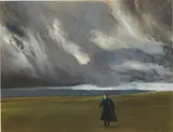 Juan Cárdenas, Paisaje, circa 1985, oil on canvas
